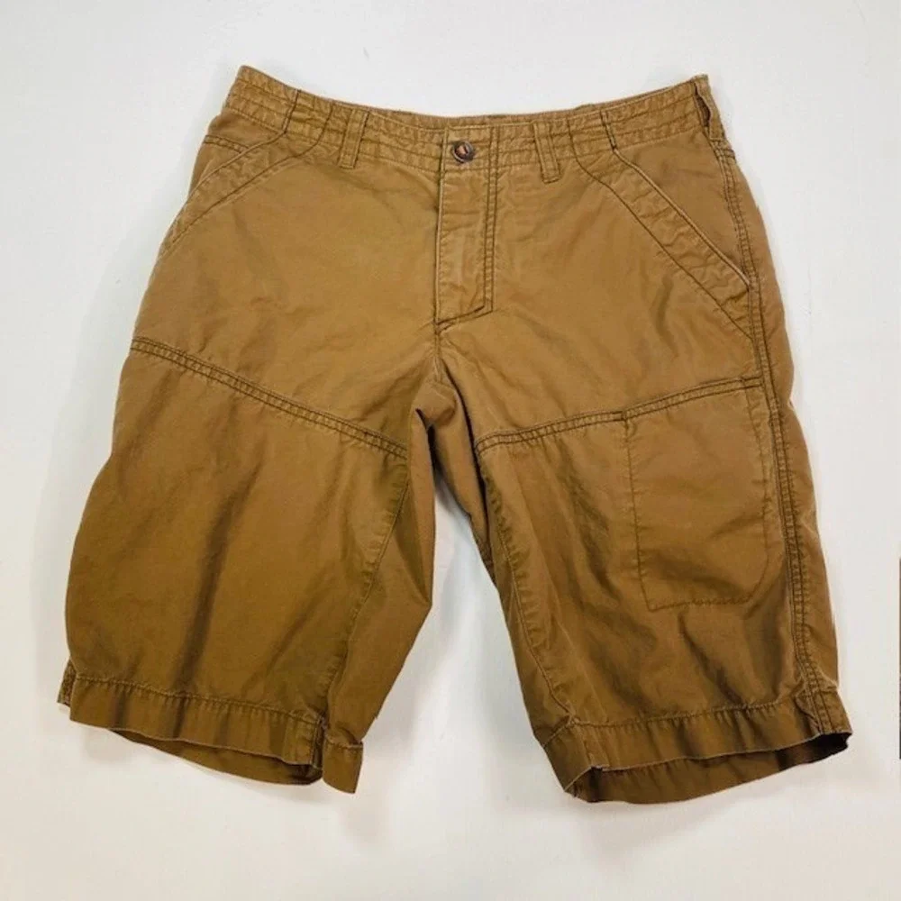 5.11 Tactical Series Men Brown Cotton Canvas Cargo Shorts Size 30 Coyote Utility